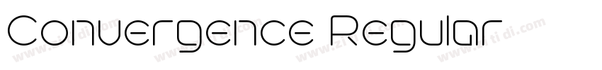 Convergence Regular字体转换